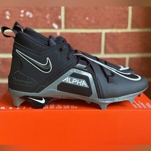 Nike Alpha Menace Pro 3 Men’s Black Grey New Sneakers Football Cleats